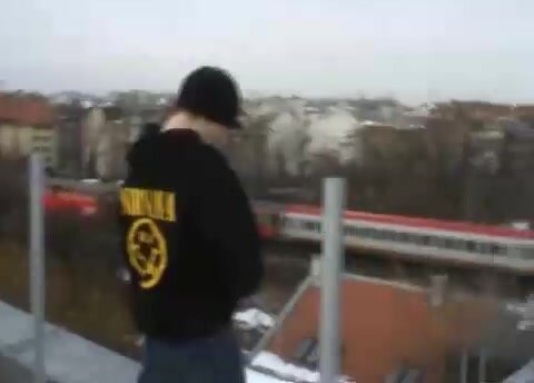 Pissing from the roof