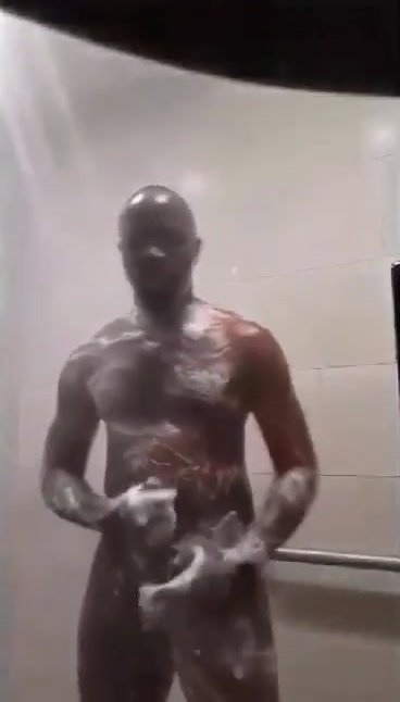 Homie Showing Off In The Shower
