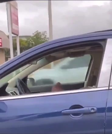 Pervy BBC Caught Wanking & Cums In Parking Lot!