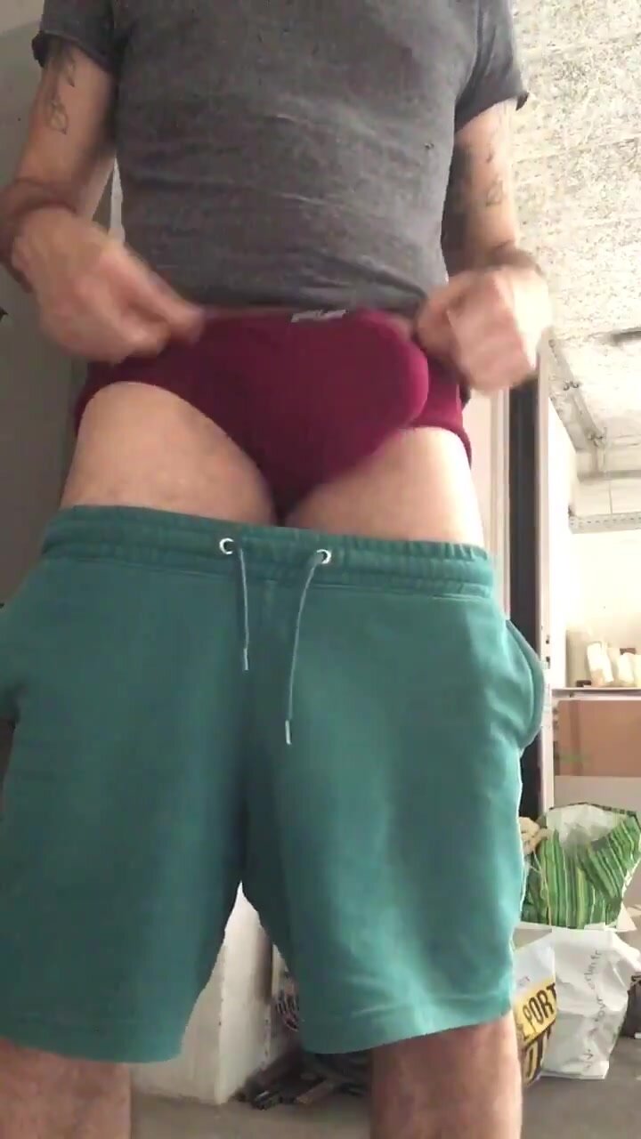 Sexy dude and his hairy cock