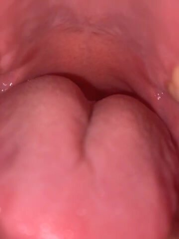 Swallowing from inside mouth