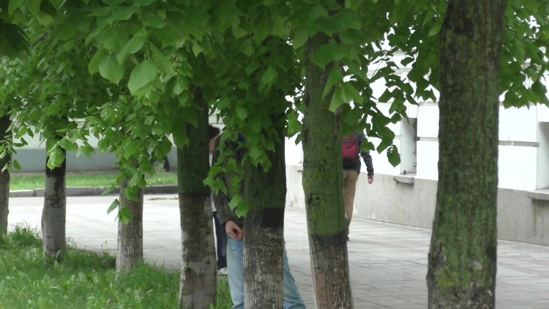 Ukrainian man pees in the streets