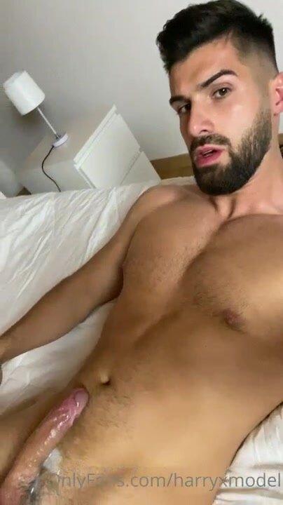 Sexy Stud Showing his Cum Covered Penis