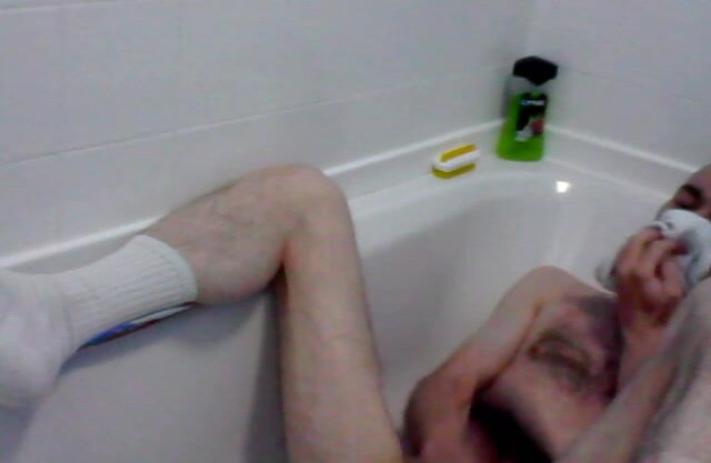 Lying in the bath