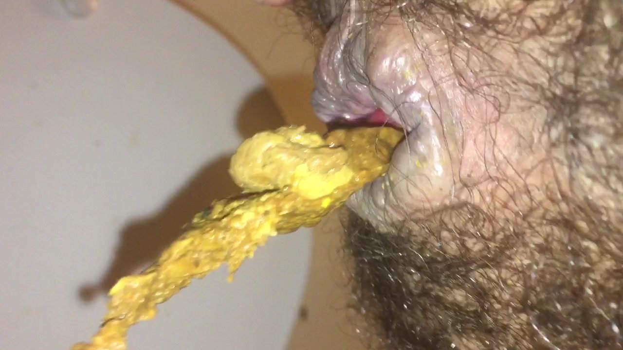 Pushing out my dirty shit hole