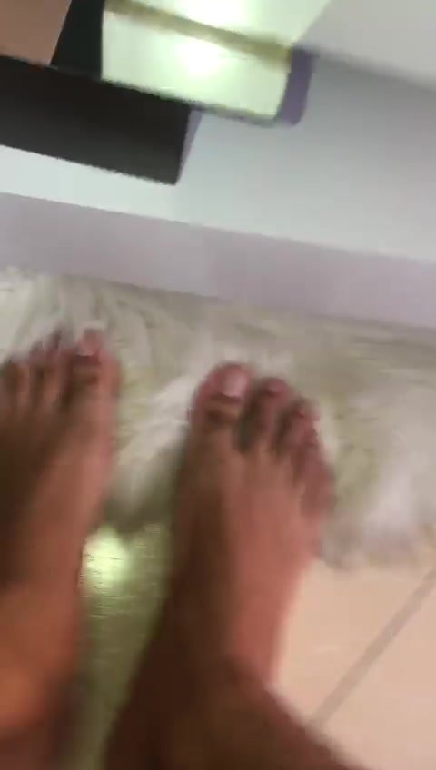 Hairy legs and feet - video 2