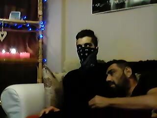 Middle eastern friends blowjob on cam