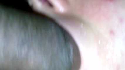 Hairy black cock in sleeping GFs mouth