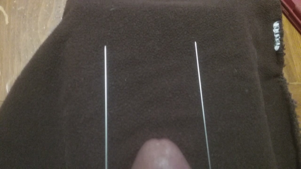 Two ten inch needles for cock