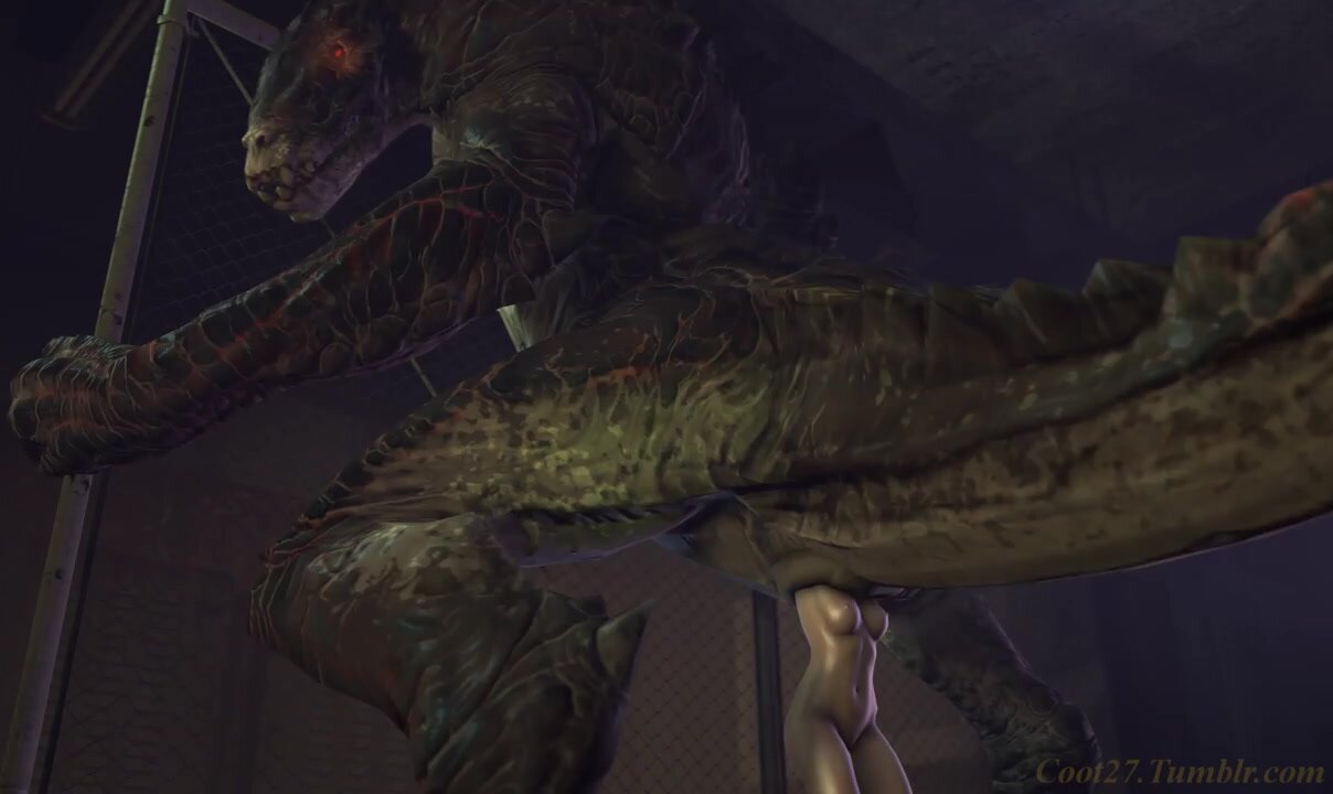Giant Lizard Anal Vore