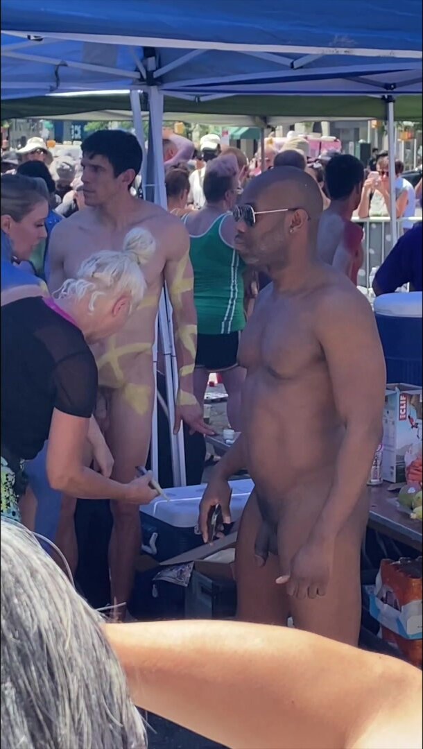 Sexy Black Man in Public