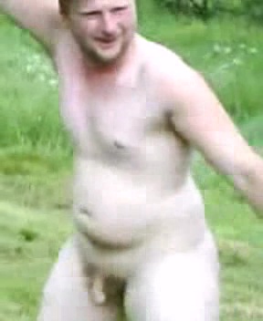 German guy naked for friends - video 3