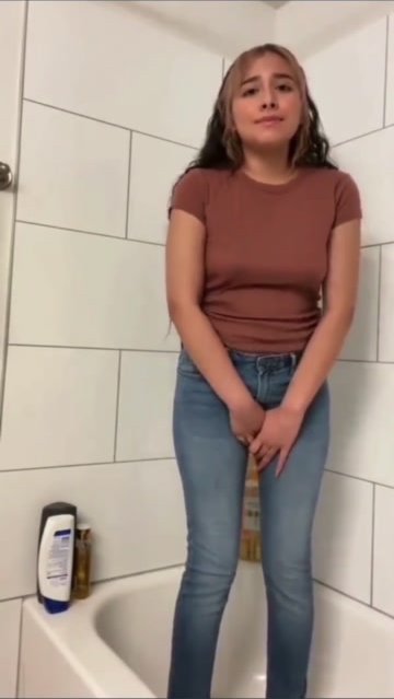Girl Wets Jeans - video 3