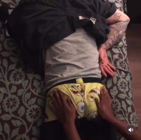 Sleeping spongebob undies 