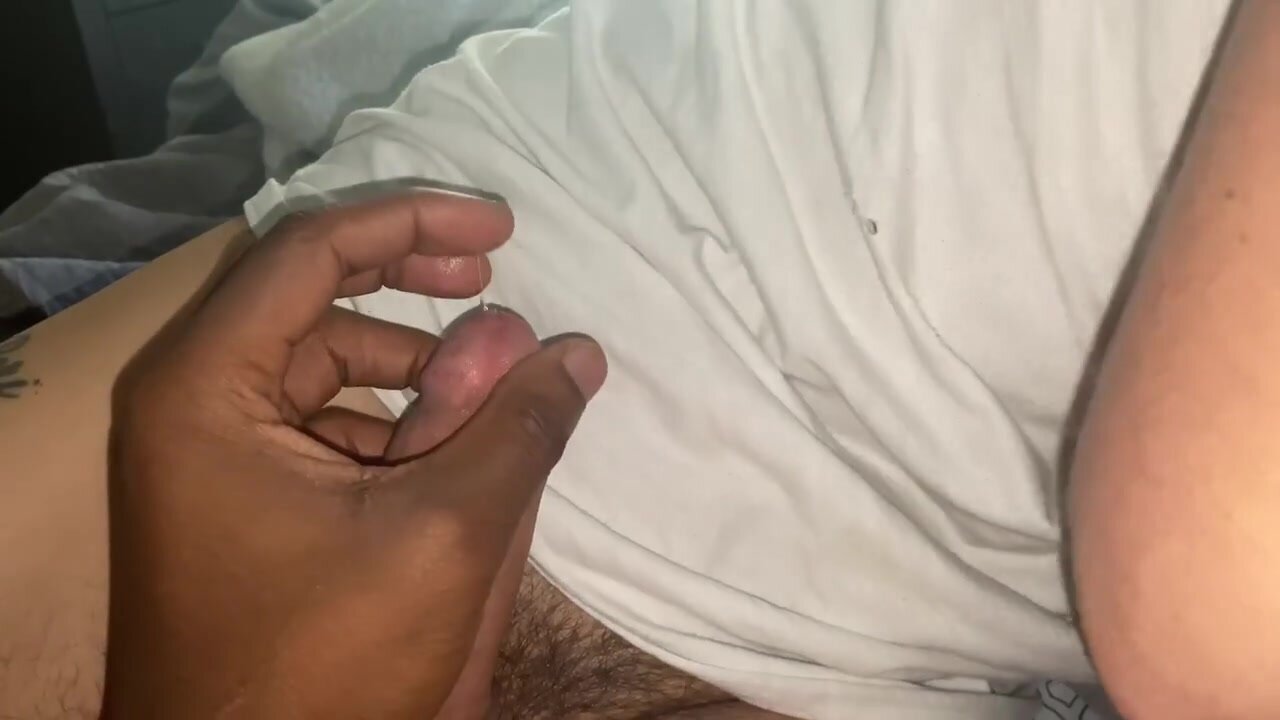 Twink sucks black buddies dick