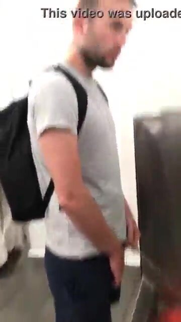 Urinal caught looking