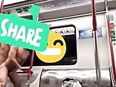 Gay fuck in Hong Kong MTR subway car