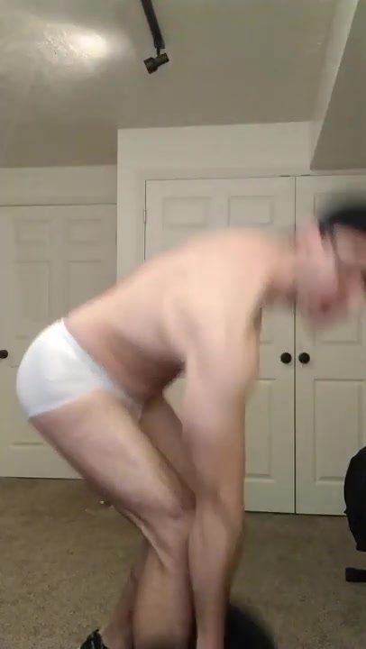 MuscleDaddy Working Out in Tighty Whities