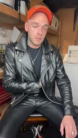 leather and smoke