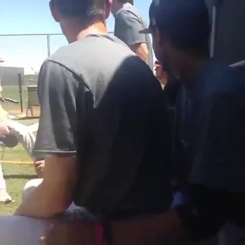 Athletes bromance