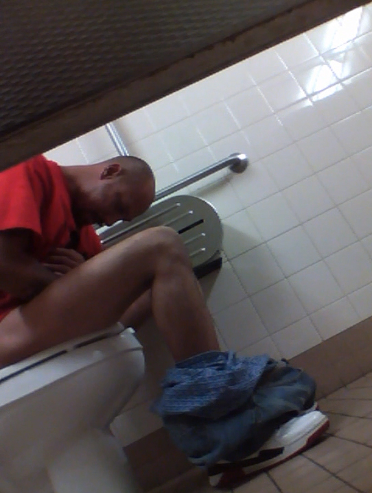 Black dude pooping at Wal-Mart