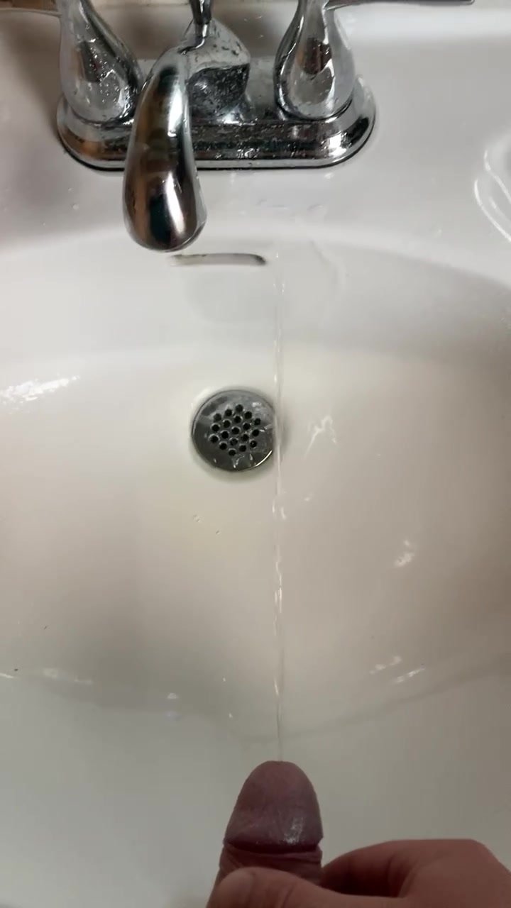 Pissing in work sink