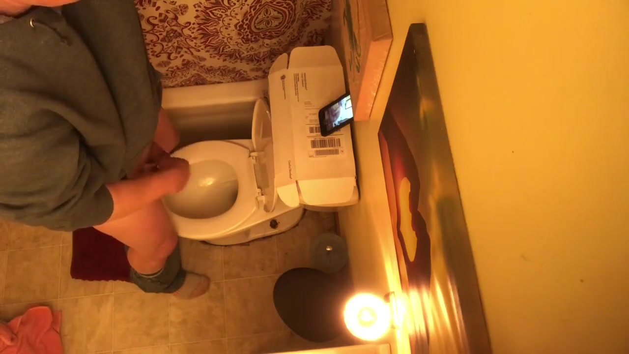 Daddy sneaks off for a quick release