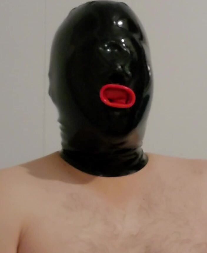 Discovering the joy of wearing a condom hood