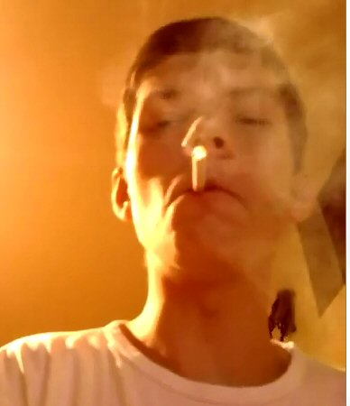 Hot Young Guy Smoking - video 2