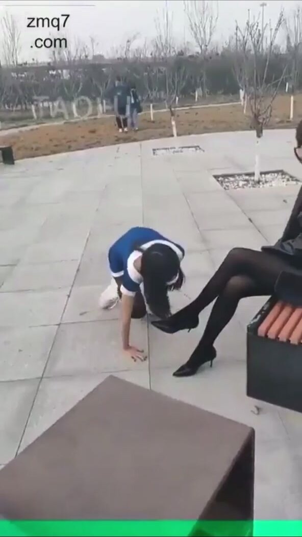 chinese mistress humiliates slave girl publicly