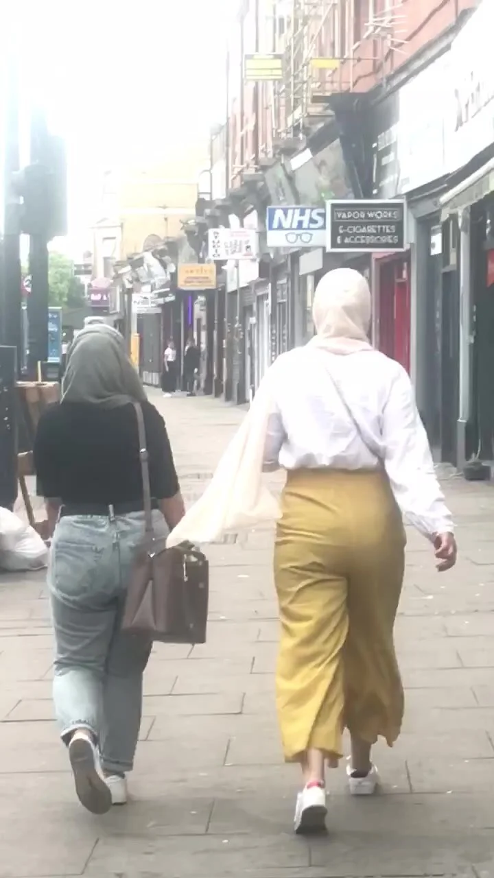 hijab ass candid voyeur Sex Pics Hd