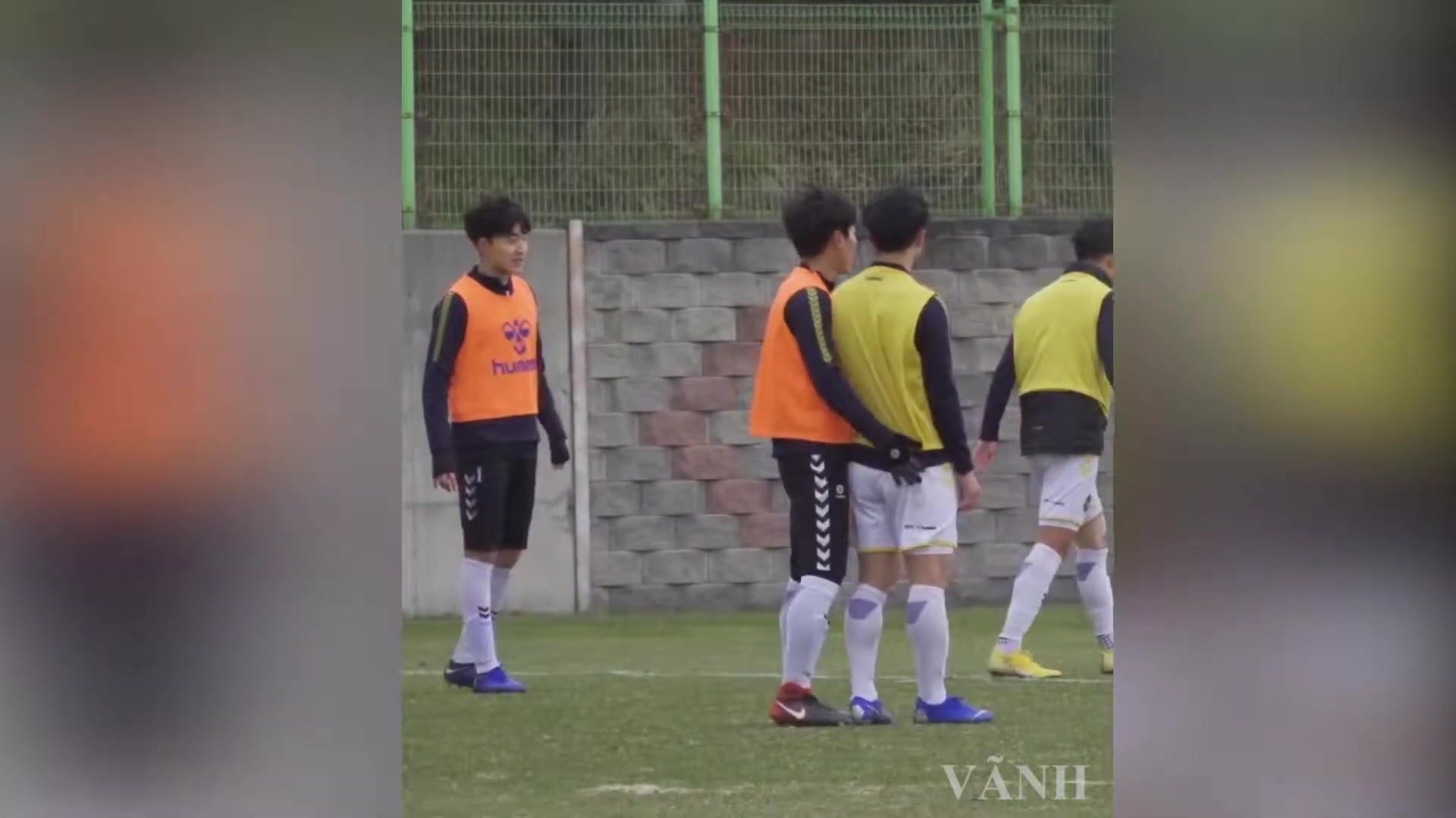 Korean soccer players bromance
