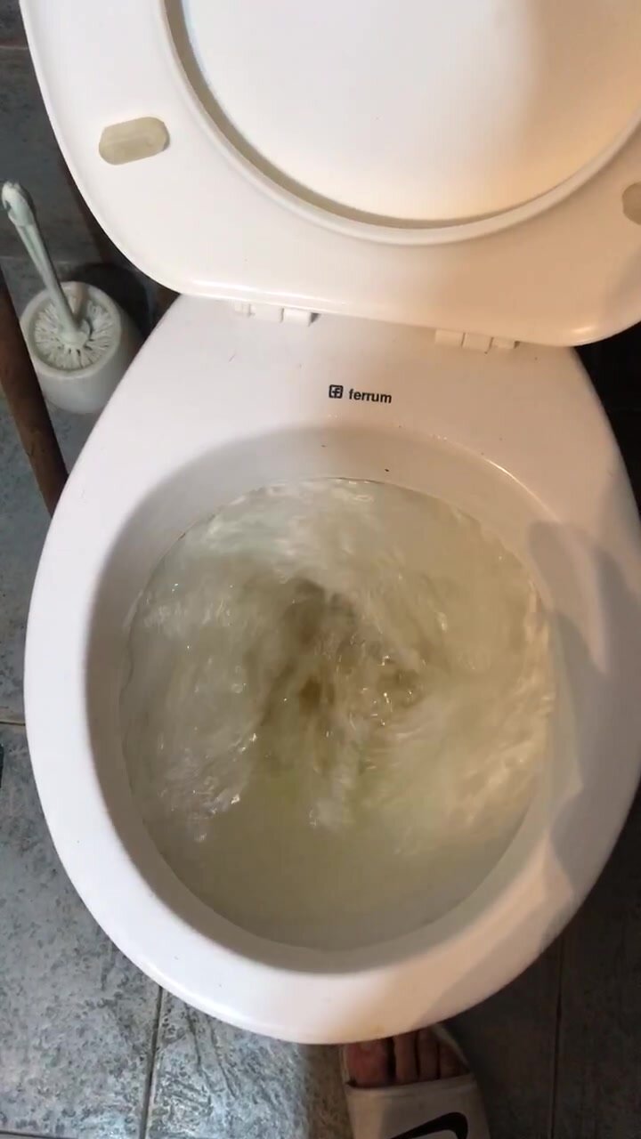 Flush poop