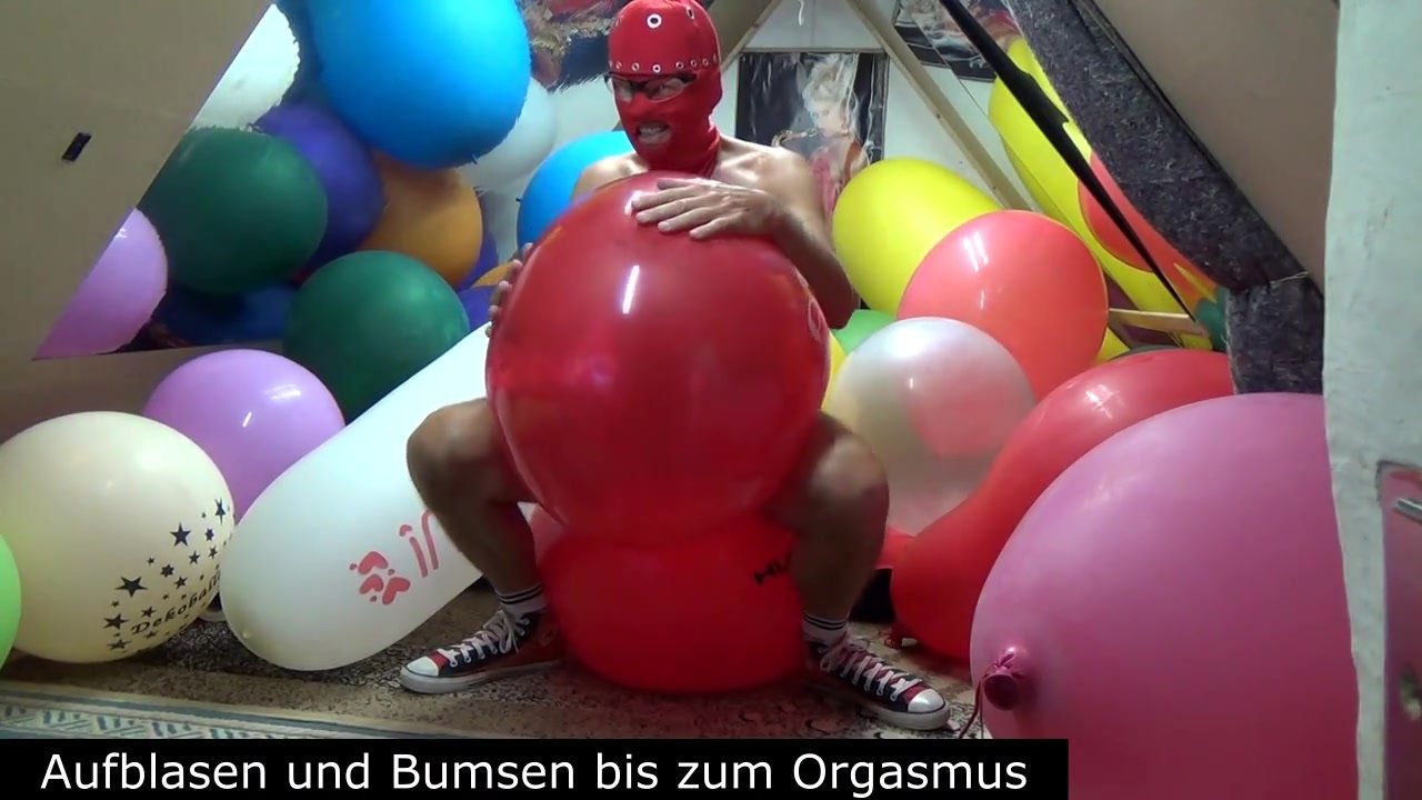 Cum on balloons