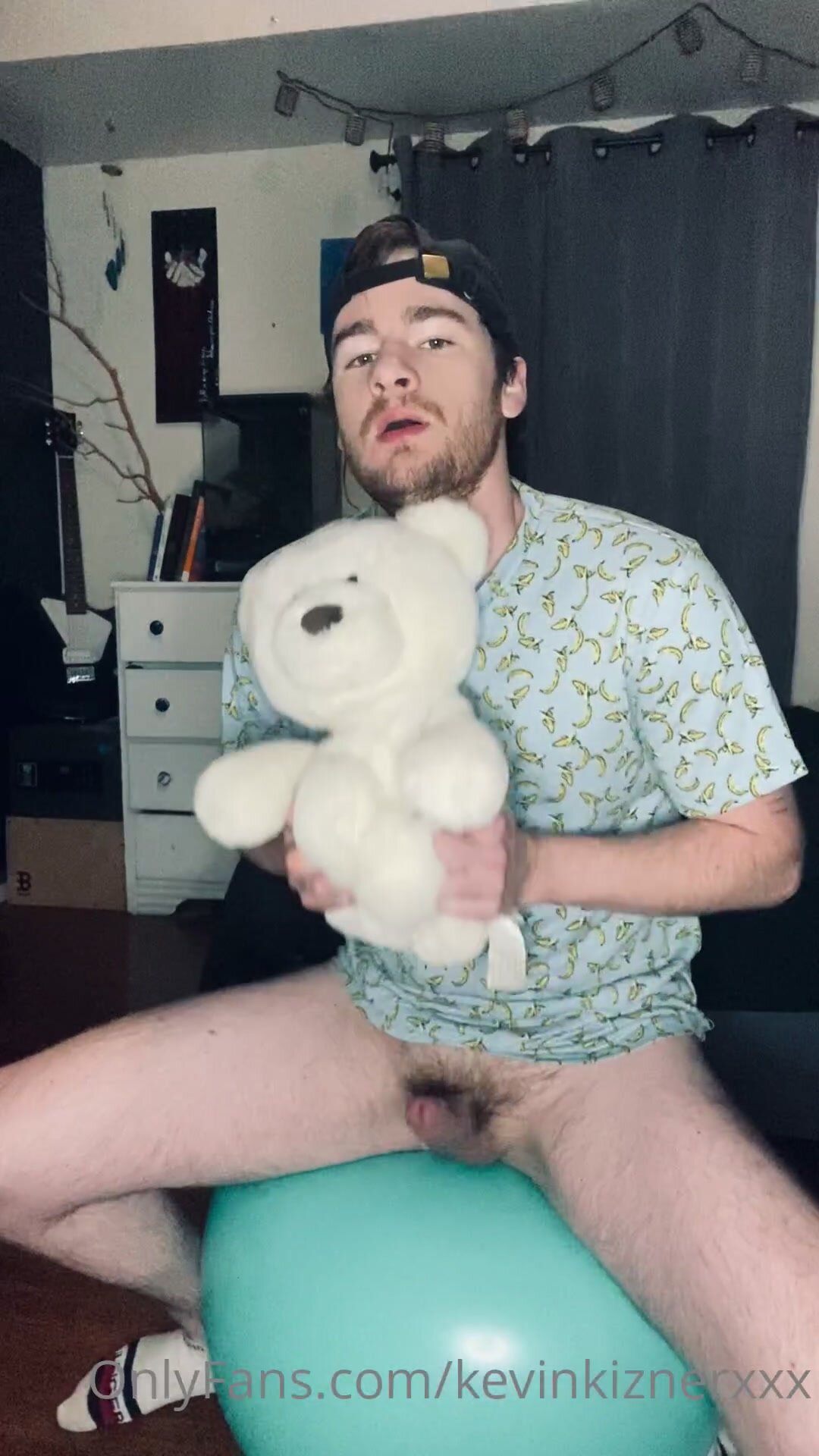 plush balloon fuck and cum