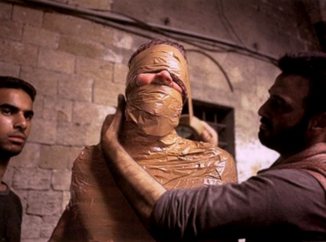 Mummified hostage men