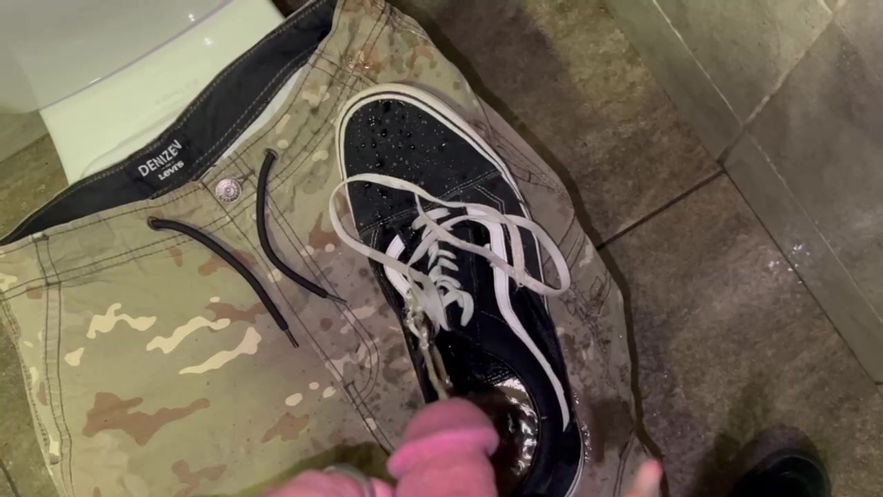 Huge piss inside Vans shoe