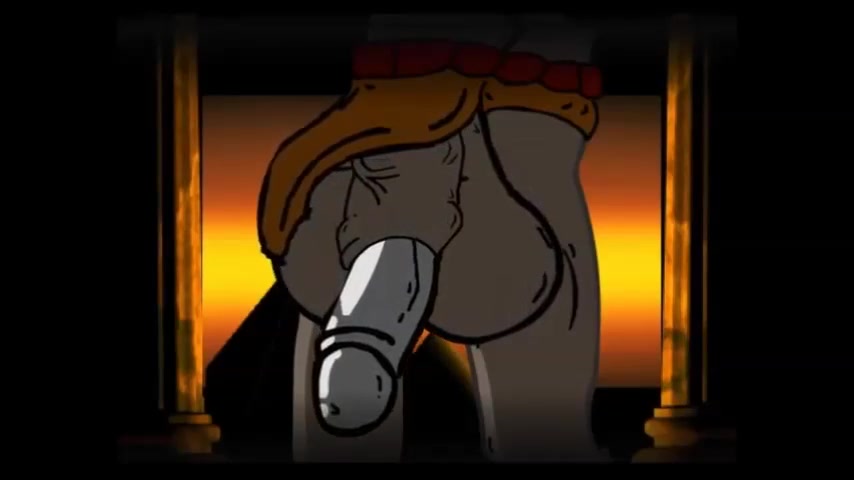 Anubis growth and cumshot (animation)