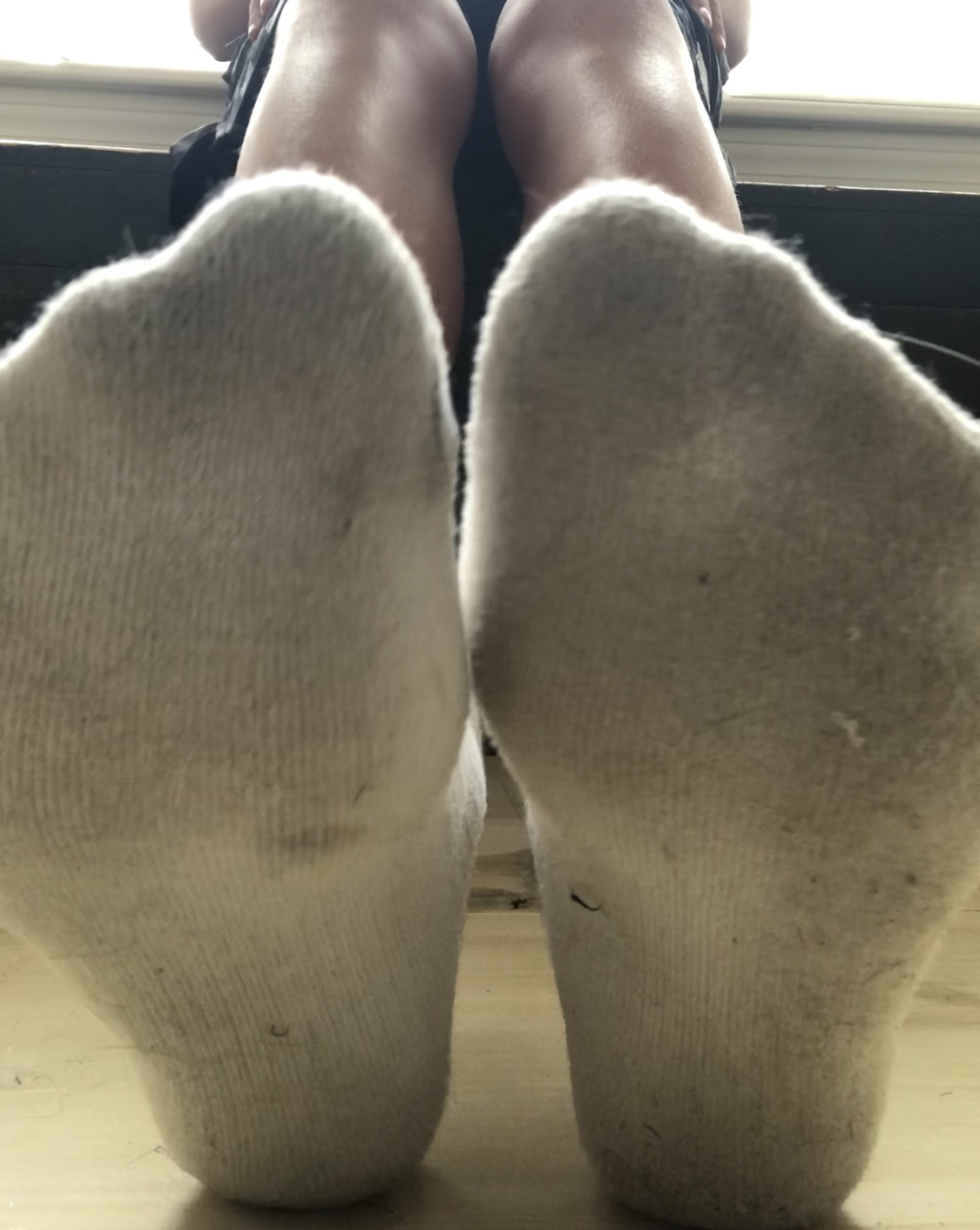 Hot dirty socks and feet