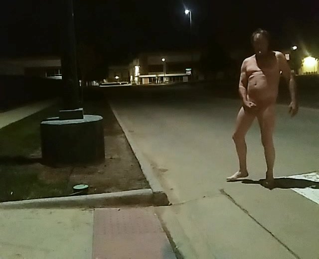 Risky Nude Street Jacking