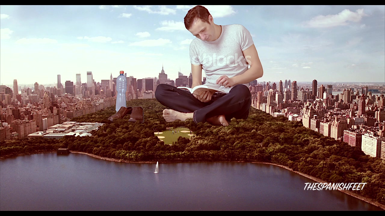 Giant Reading on Central Park