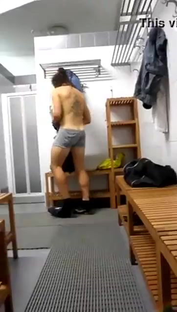 hairy guy in locker room
