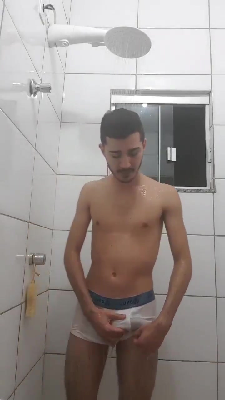 hot boy showing dick in shower