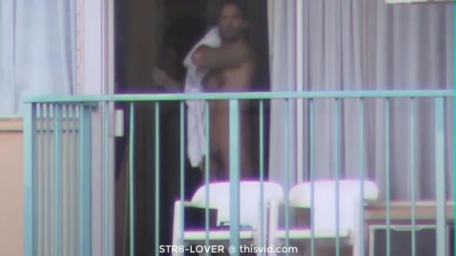 spying on neighbours 52 - naked guy after shower 17