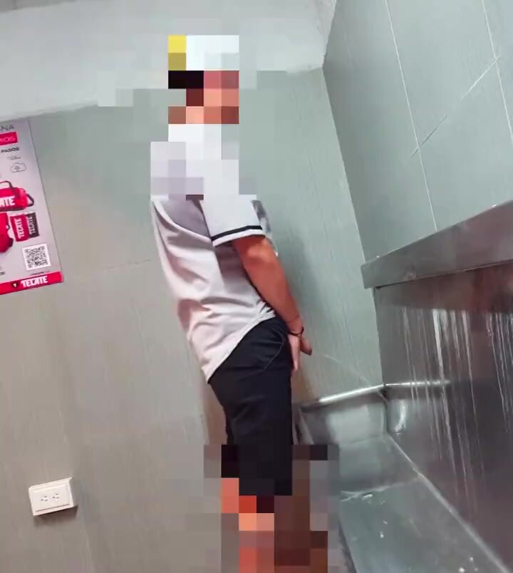 Nice dick at mexican urinal