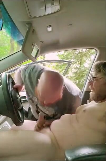married redhead guy sucks Big sexy fat guy in the car