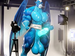 Dragon Muscle Growth Clothing Tear HD