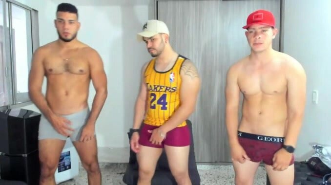 three sexy latino boys on cam 51