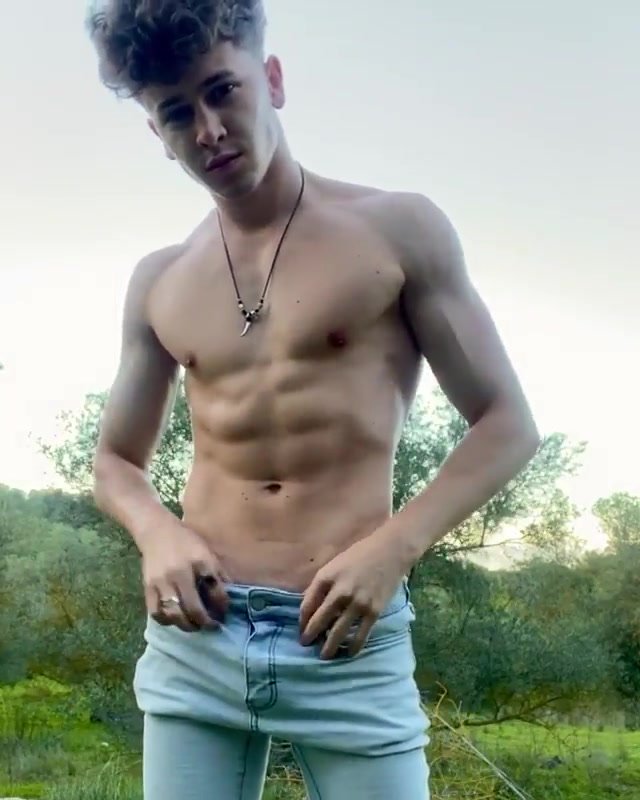 Hot twink gives a little tease