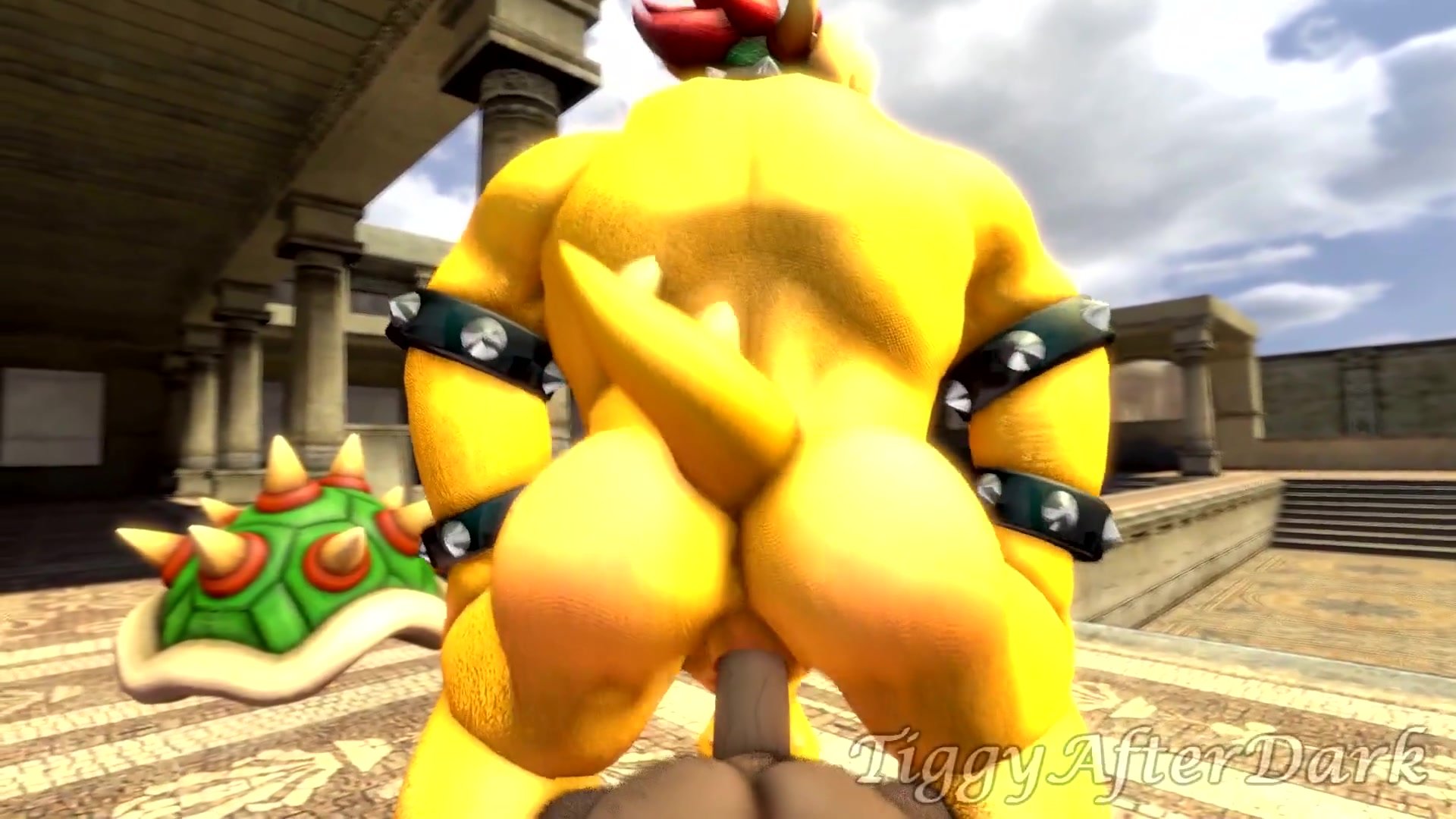 Bowser Bouncing sum Booty on that Dick